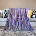 thumbnail image 2 of Orinice Lavender Fields  Blanket, Floral Gifts, Lavender-Themed Blanket for Women, Soft Lightweight Throw Blankets for Bed Home Travel Decor   40x50in, 2 of 6