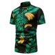 thumbnail image 1 of Camisas de manga corta estampadas delgadas casuales de primavera y verano para hombres Blusa de playa superior Pompotops oipoqjl25506, 1 of 6
