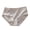 Light Gray, variant on Women Cotton Underwear Mid Waist Stretch Briefs Ladies Seamless Full Coverage Panties Breathable Underpants