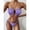Purple, variant on Oalirro Bikini Swimsuit Two Piece Gift for Her Women Ruched Hollow Sexy Bikini Push-Up Padded Swimwear Swimsuit Beachwear Set Green
