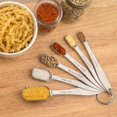 thumbnail image 5 of 10 Pcs Measuring Spoons Set Heavy-Duty Stainless Steel Narrow Measuring Spoons, Long Handle for Dry or Liquid, 5 of 6