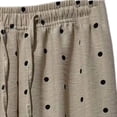 thumbnail image 4 of Edvintorg Palazzo Pants for Women Casual Fashion Polka Dot Elastic Waisted Casual Loose Wide Leg Flowy Trouser with Drawstring Woman Clothes Khaki Free Size, 4 of 4