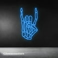 thumbnail image 2 of Glowneon Yolo Hand Sign Led Light, Skeleton Hand Sign Neon, Skeleton Hand Neon Led, 2 of 4