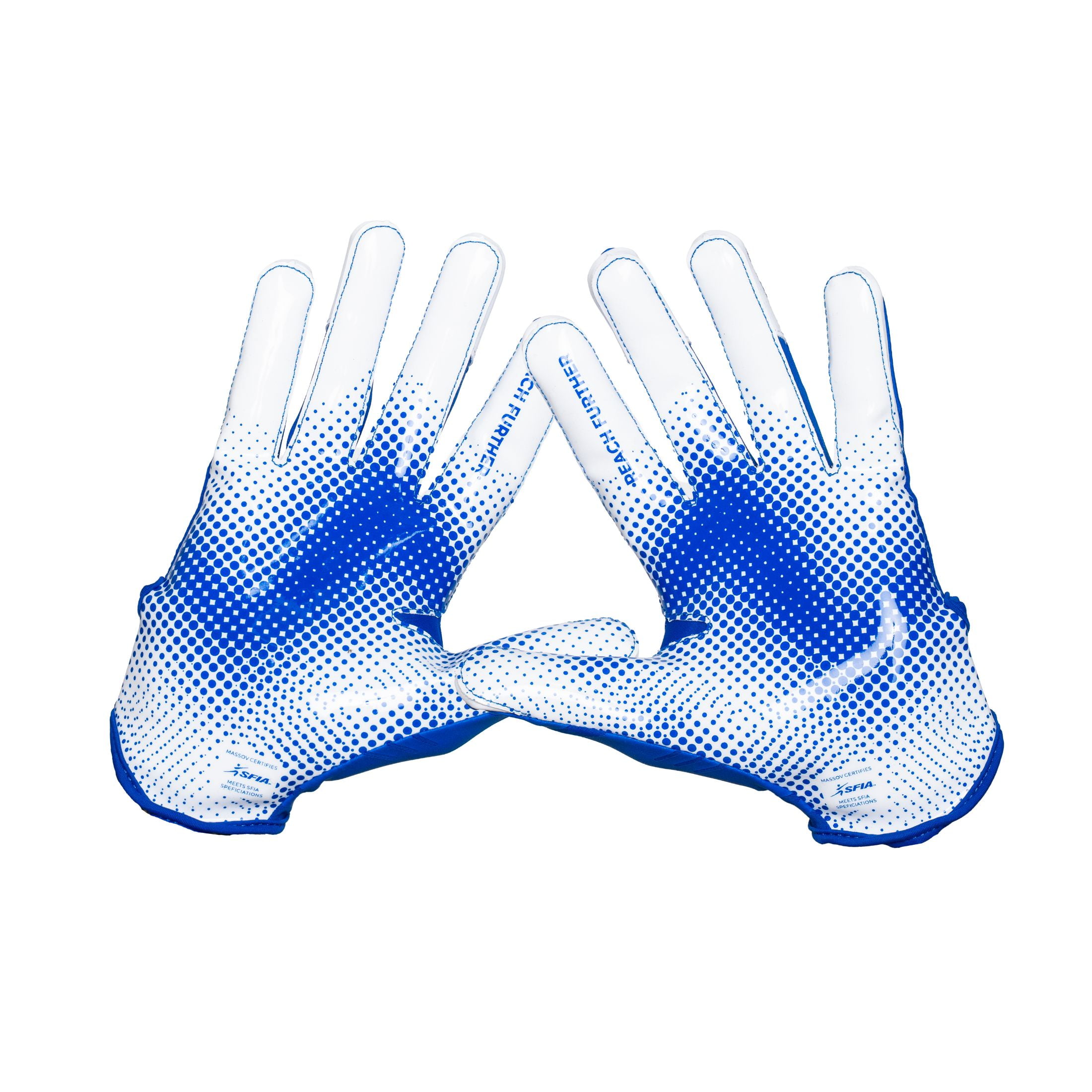 Massov VPRO3 Youth Football Glove, Child Receiver Glove, Royal, Medium
