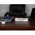 thumbnail image 4 of Printtoo Personalized Desk Name Plate Pretty Floral Custom Acrylic Office Desk Name Plate Accessory 2x8 Inches, 4 of 5