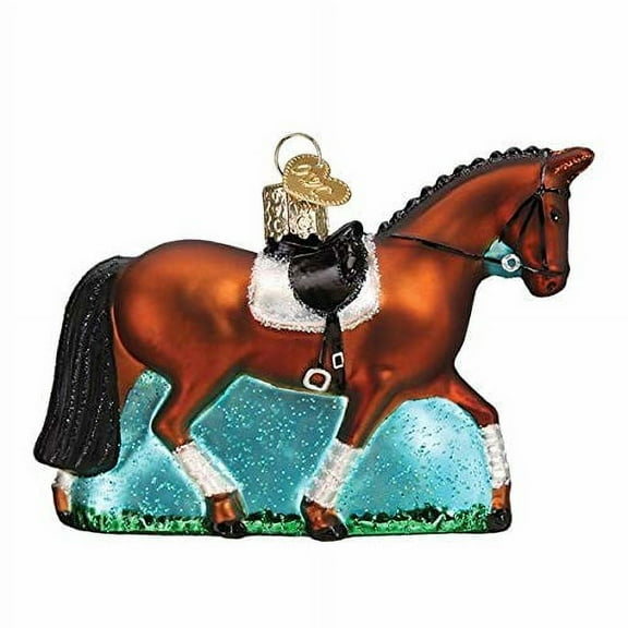 Old World Christmas Blown Glass Ornament for Christmas Tree, Dressage Horse