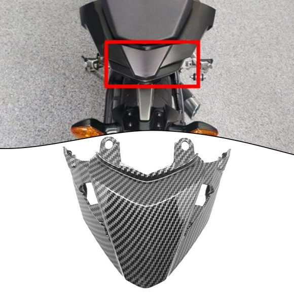 SPRING 2pcs Motorcycle Rear Tail Fairing Cowl Cover Carbon Fiber Look ABS Accessories For HONDA CB 500F / CBR 500R 2016 2017 2018