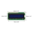 thumbnail image 2 of Unique Bargains LCD 1602 Display Module 5V, Blue Display Screen Backlight 16x2 LCD Module Interface Adapter, 2 of 4