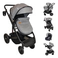 thumbnail image 1 of Carriola 4 En 1 Sistema De Viaje Todo Terreno Ibaby Cupra Gris Oscuro Negro, 1 of 9