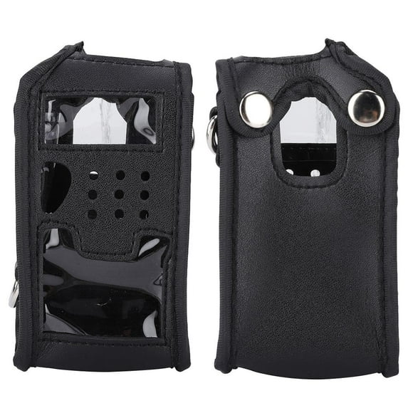Sonew Two-Way Radio Case,Walkie Talkie Leather Case Cover for BAOFENG UV-5R UV-5RA Plus UV-5RE Plus UV-5RB , Ham Radio Case Cover