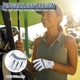 thumbnail image 2 of HANDLANDY Womens Golf Glove Fingerless Left Hand 1 Pack, Breathable Ladies Summer Golf Glove with Non-Slip Grip for Women Golfers, 2 of 7