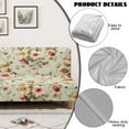 thumbnail image 5 of Yuyamidu Rose Print Futon Cover Armless Sofa Covers Washable Stretch Futon Couch Cover with Elastic Edge Easy to Install Rv Jackknife Sofa Covers Gift for Holiday, 5 of 8