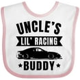 thumbnail image 3 of Inktastic Uncles Lil Racing Buddy Boys or Girls Baby Bib, 3 of 4