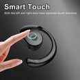 thumbnail image 6 of RyhamPaper Open Ear Headphones,Ows Hanging Earphones 5.4 Bluetooth,Wireless Earbuds Air Conduction Headphones Black, 6 of 7