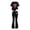 Black, variant on Generic Teen Girls Clothes Bow Print Top and Wide Leg Pants Matching Outfit Set with Pocket Ruched Slim Fit Summer Vacation Tracksuit