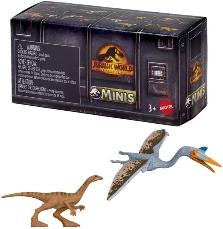 Jurassic World Dominion Mystery Mini Figures 5 Pack Bundle