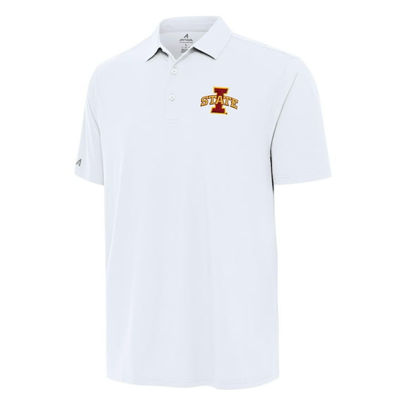 Men's Antigua White Iowa State Cyclones Era Polo