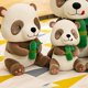 thumbnail image 2 of Lindo muñeco de peluche de panda, muñeco de panda de bambú con dibujos animados, muñeco de peluche, almohada de panda, juguete de peluche, regalo de cumpleaños, marrón, 30 cm, 2 of 5