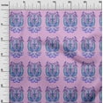 thumbnail image 2 of oneOone Polyester Lycra Fabric Leaves & Floral Artistic Printed Craft Fabric BTY 56 Inch Wide, 2 of 4