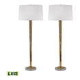 thumbnail image 2 of Elk Home 14-Inch Wide Mercury Glass Table Lamp, Gold Mercury, 2 of 2