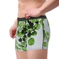 thumbnail image 4 of Disketp Watercolor Green Leaves Men'S Boxer Briefs,Soft And Breathable Cotton Underwear With Comfortflex Waistband, 4 of 9