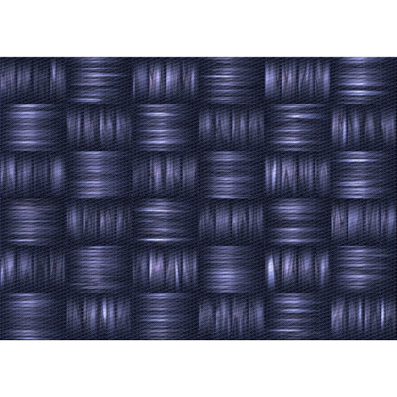 Ahgly Company Indoor Rectangle Patterned Deep Periwinkle Purple Area Rugs, 6' x 9'