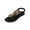 Black, variant on YgkuHd Women's Casual Bohemian Flat Sandals Thong Style Colorful Beads Tribal Pattern Soft Synthetic Leather Brown,8.5