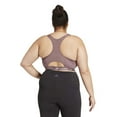 thumbnail image 2 of Plus Size adidas Techfit Training Bra Color: Shadow Fig Size: 3X, 2 of 4
