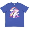thumbnail image 3 of Inktastic Little Sister Unicorn Youth T-Shirt, 3 of 5