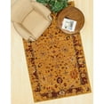 thumbnail image 4 of Gold Bohemian Oushak Oriental Rug, 4 of 4
