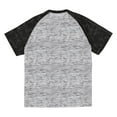 thumbnail image 2 of MINNESOTA VIKINGS Boys Grey Color Blend Short Sleeve Tee Colorblock, 2 of 3