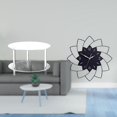 thumbnail image 2 of Mesa Auxiliar Compacta De Acrílico Y Reloj De Pared Con Forma De Flor Para Sala De Estar, Dormitorio, Baño Y Hogar. Fácil Montaje. Mueble Decorativo Silencioso., 2 of 8