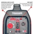 thumbnail image 4 of Tomahawk Power 3000 Watt Inverter Generator Super Quiet Portable Gas Power Professional Use, 4 of 7
