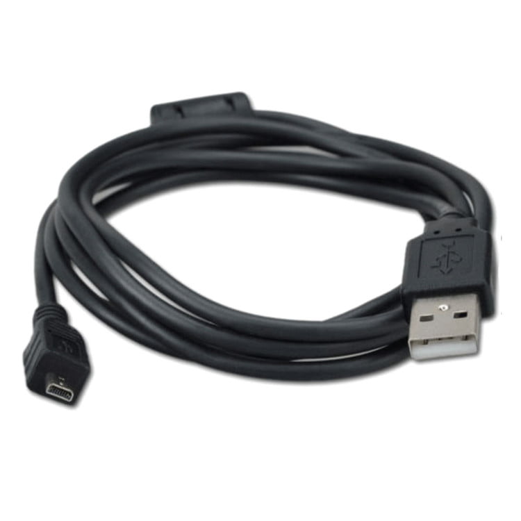 with Ferrite Core ABLEGRID 3.3FT Black USB PC Data Cable SYNC Cord Lead for Polaroid Camera i531 T1255 T835 T833 A600