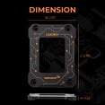 thumbnail image 3 of AAAwave LGA1851 CPU Contact Frame, Anti-Bending Fixing Bracket for Intel 15th Gen & Core Ultra Series 200 CPUs, Optimized Contact Pressure, Easy Installation, All Aluminum Alloy Frame - Black, 3 of 8