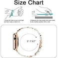 thumbnail image 6 of KOMI Band Replacement for Apple Watch 49mm 45mm 44mm 42mm 41mm 40mm 38mm Women Men Fashion Resin Wirstband Bracelet Strap for iWatch Ultra 2/1 Series 9 8 7 6 SE 5 4 3 2 1, 6 of 6