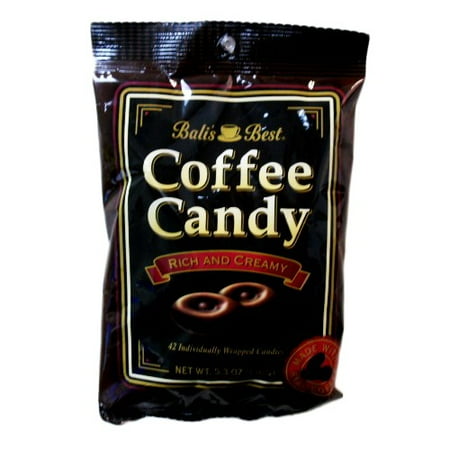 New 810552  Balis Best Coffee Candy 5.3Oz Rich  Crm (24-Pack) Hard Candy Cheap Wholesale Discount Bulk Candy Hard Candy