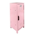 thumbnail image 3 of hengtong 2x Small Makeup Storage Cabinet Vertical File Cabinet , Pink and White, 27.5cmx10.5cmx10.5cm, 3 of 9