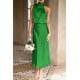 thumbnail image 3 of Vestido PRETTYGARDEN 2025 de satén sin mangas con cuello simulado verde grande, 3 of 8