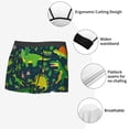 thumbnail image 6 of Naloa Dinosaurs and Tropical Leaves and Flowers Print Mens Underwear - Boxers for Men, Classic Briefs for Men, 6 of 9
