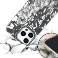 thumbnail image 6 of Compatible with iPhone 14 Pro Glossy Case with Bling Diamond Bracelet Rhinestone Crystal Shiny Chain Glitter Luxury Fashion Protection Shockproof Case for Women Girls-Silver, 6 of 12