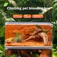 thumbnail image 3 of Tarantula Enclosure, Plastic Terrarium, Reptile breeding box, Dubia Roach Container for Bearded Dragon Lizard Spider Gecko, 3 of 5