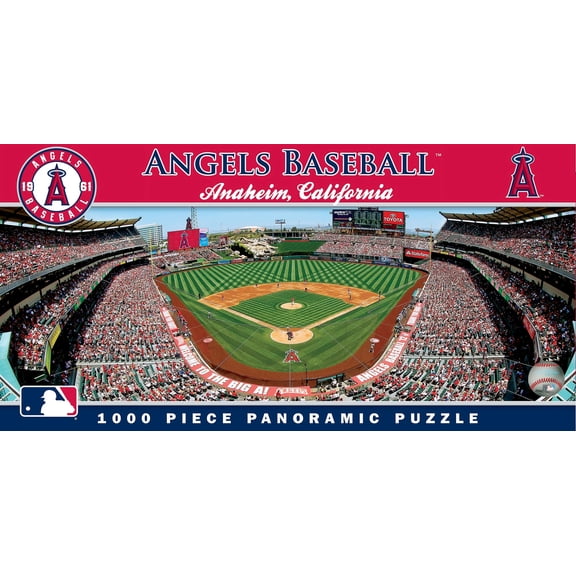 MasterPieces Sports Panoramic Puzzle - MLB Los Angeles Angels Center View
