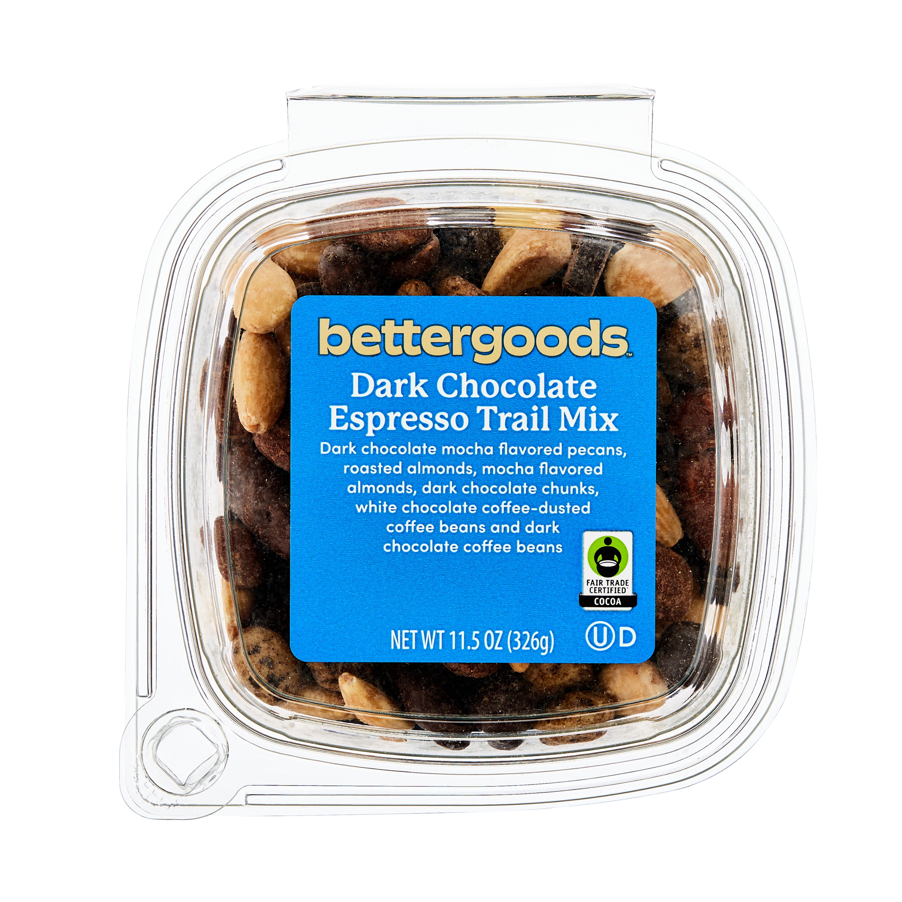 (3 pack) bettergoods Dark Chocolate Espresso Trail Mix, 11.5 oz