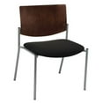 thumbnail image 6 of KFI Studios Evolve Big & Tall Dining Chair, Natural Wood Back, Black Seat, 6 of 6