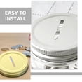 thumbnail image 3 of 4 Pcs Mason Jar Piggy Bank Change Storage Jar Lids Sealing Canning Covers Saving Pot Lids, 3 of 6