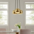 thumbnail image 2 of Pendant Ceiling Light Fixture, Gold, Metal, Modern Contemporary Mid-Century Industrial, Mid Century Kitchen Room Cafe Bistro Restaurant Hospitality, 2 of 9