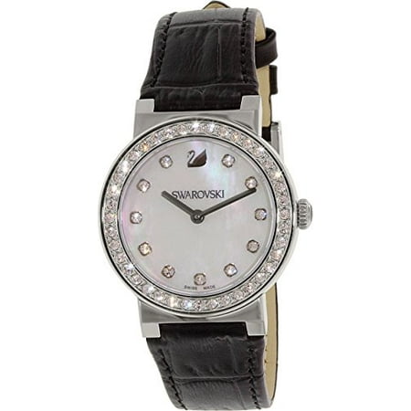 Swarovski Women's Citra 5027221 Black Leather Swiss Quartz Watch