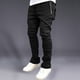 thumbnail image 1 of Ceisia Men's Slim Tapered Athletic Pants High Stretch 3D Pleated Texture with Zippered Cuffs Gifts, 1 of 6
