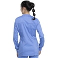 thumbnail image 5 of Cherokee Workwear Revolution Tech Women's Warm Up Scrubs Jacket Zip Front WW305AB, 5 of 5